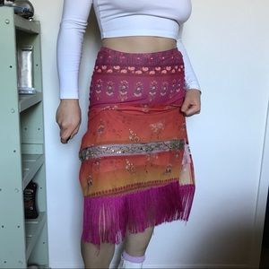 Lovely vintage Indian inspired maxi skirt